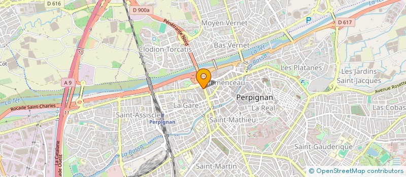 localisation de l'entreprise FONTER à PERPIGNAN