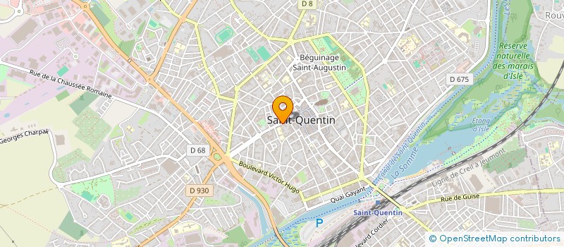 localisation de l'entreprise FONTES ESTHETIQUE à SAINT-QUENTIN