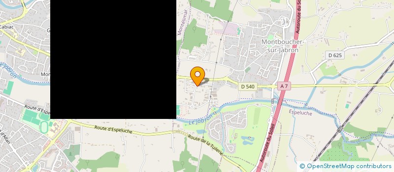 localisation de l'entreprise FONTGRAVE SERVICES  MONTBOUCHER-SUR-JABRON