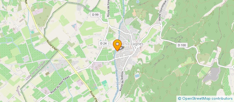 localisation de l'entreprise FONTISSON  LAGNES