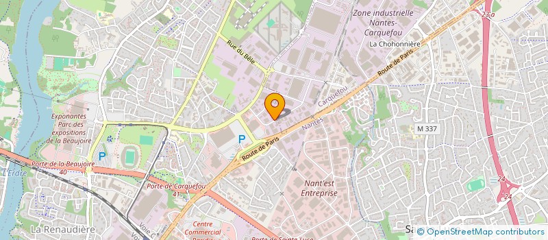 localisation de l'entreprise FONTO DE VIVO à TREILLIERES