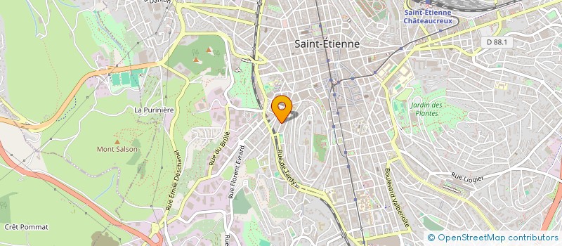 localisation de l'entreprise FONTVIEILLE  SAINT-ETIENNE