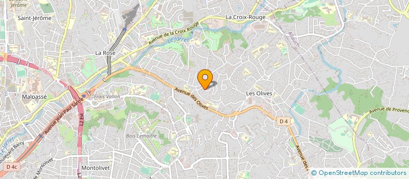 localisation de l'entreprise FONTVIEILLE BAUQUIERE I à MARSEILLE