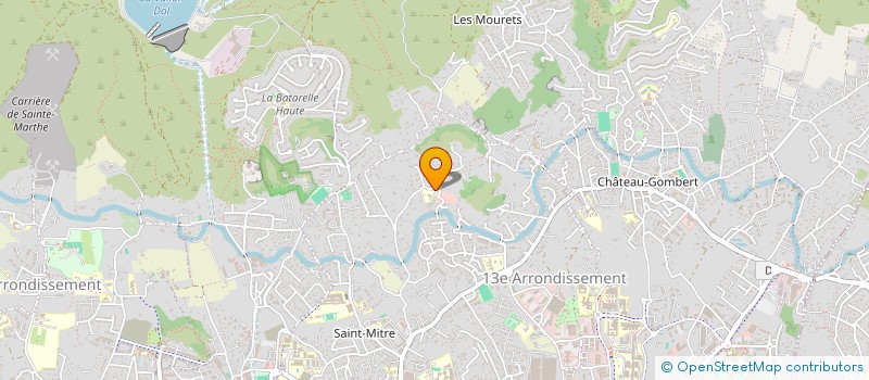 localisation de l'entreprise FONTVIEILLE INVEST à MARSEILLE