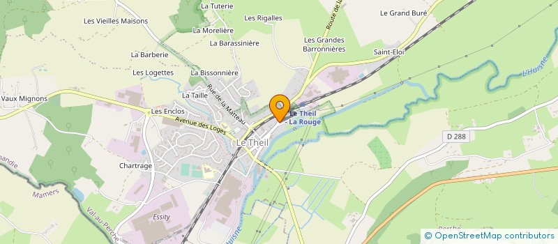 localisation de l'entreprise FONVAR à VAL-AU-PERCHE