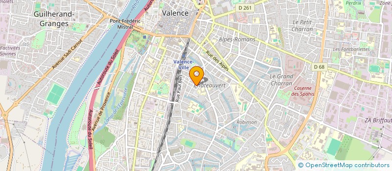 localisation de l'entreprise FONVERIMO à VALENCE