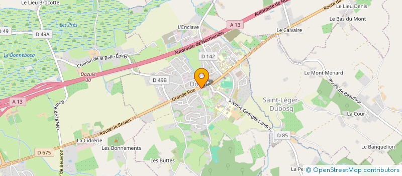 localisation de l'entreprise FOOD 2 7 PIZZAS  DOZULE