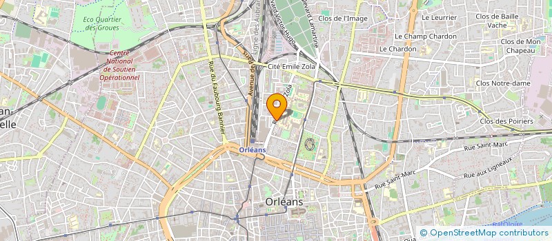 localisation de l'entreprise FOOD 22 à ORLEANS
