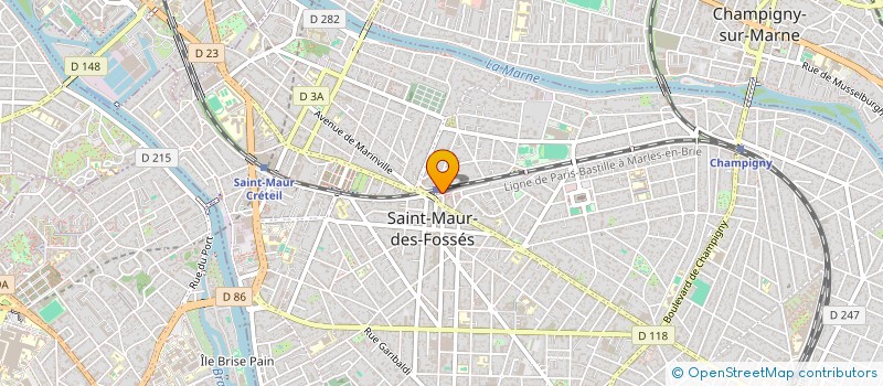 localisation de l'entreprise FOOD'AFRIK à SAINT-MAUR-DES-FOSSES