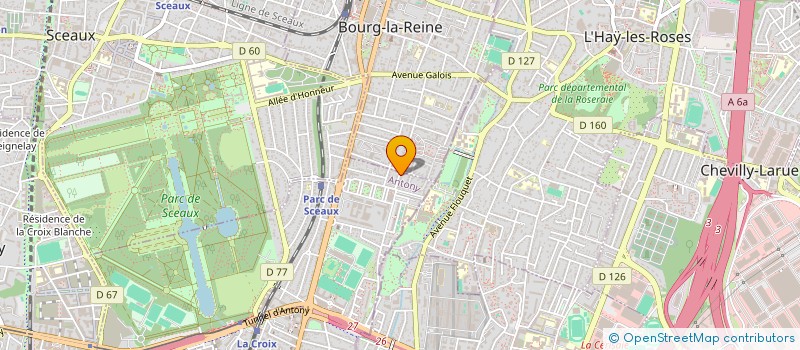 localisation de l'entreprise FOOD ALTERNATIVE à ANTONY
