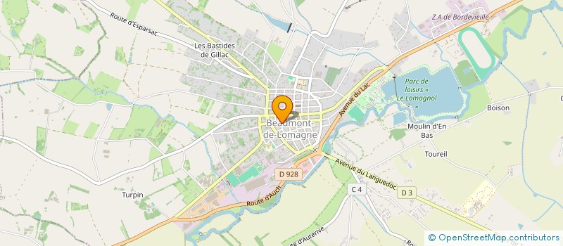 localisation de l'entreprise FOOD'AMOUR  BEAUMONT-DE-LOMAGNE