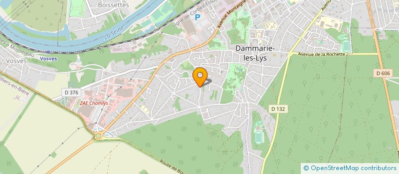 localisation de l'entreprise FOOD AND CO à DAMMARIE-LES-LYS