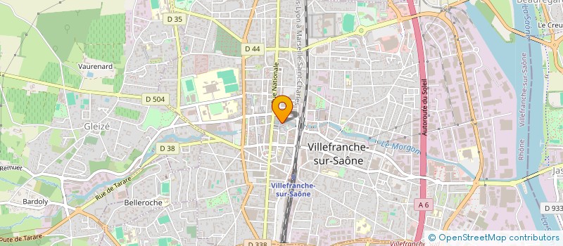 localisation de l'entreprise FOOD AND DRINK à VILLEFRANCHE-SUR-SAONE
