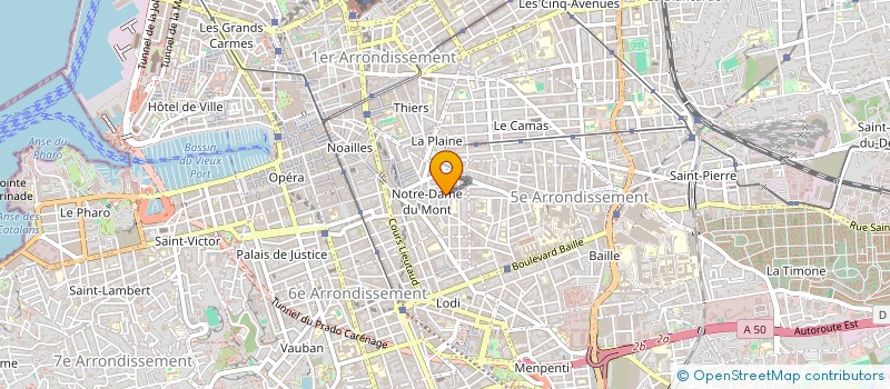 localisation de l'entreprise FOOD AND SENS à MARSEILLE