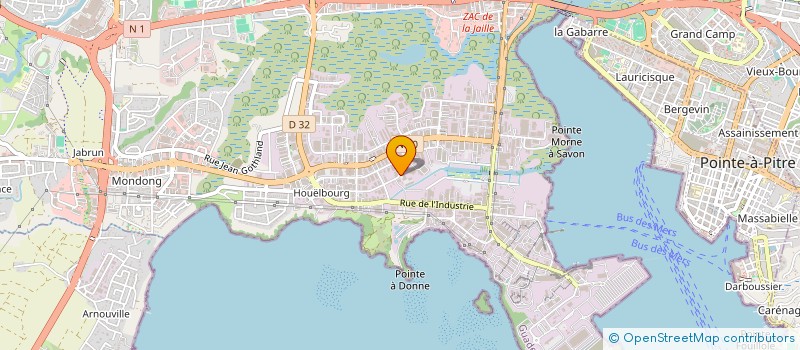 localisation de l'entreprise FOOD AND SERVICE TRANSPORT  BAIE-MAHAULT