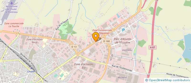 localisation de l'entreprise FOOD'ANGE à CHOLET