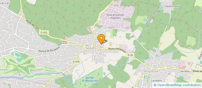 localisation de l'entreprise FOOD AQUI  SOORTS-HOSSEGOR