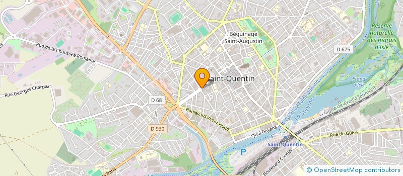 localisation de l'entreprise FOOD AXION à SAINT-QUENTIN