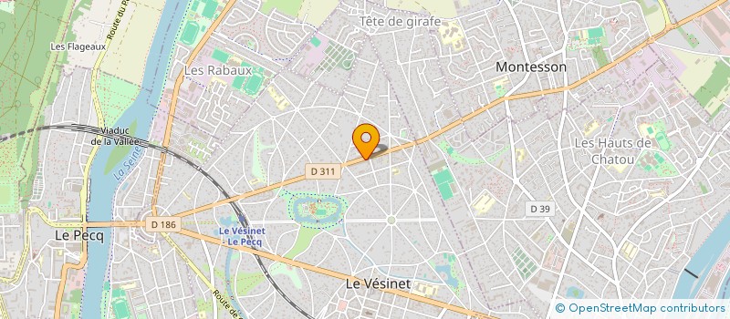 localisation de l'entreprise FOOD BANK  LE VESINET