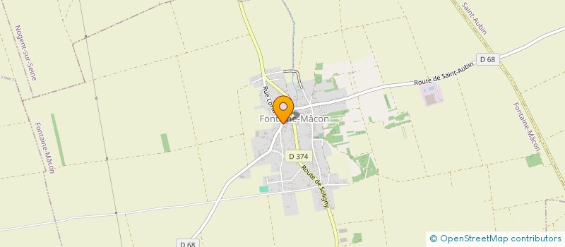 localisation de l'entreprise FOOD BREIZH  FONTAINE-MACON