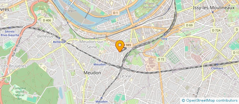 localisation de l'entreprise FOOD & BUSINESS HOLDING  MEUDON