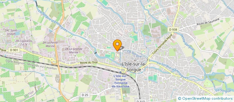 localisation de l'entreprise FOOD COATING EXPERTISE à L'ISLE-SUR-LA-SORGUE