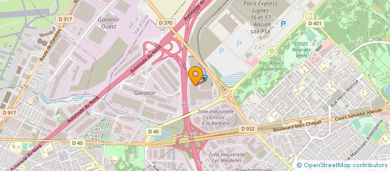 localisation de l'entreprise FOOD COMPAGNY à AULNAY-SOUS-BOIS