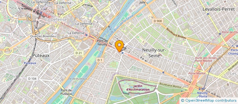 localisation de l'entreprise FOOD CONCEPT à NEUILLY-SUR-SEINE