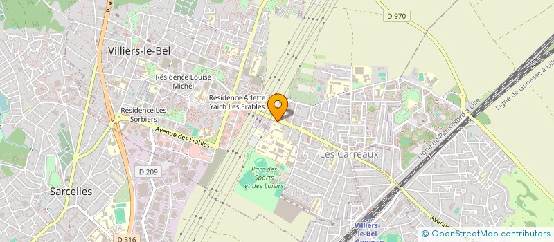 localisation de l'entreprise FOOD & CONCEPT  ARNOUVILLE