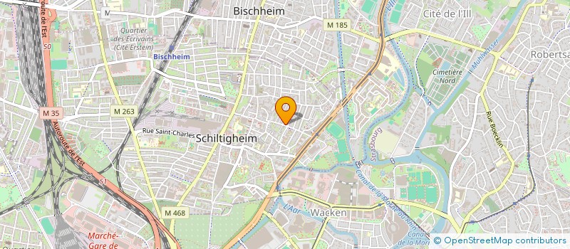 localisation de l'entreprise FOOD CONNECT  SCHILTIGHEIM