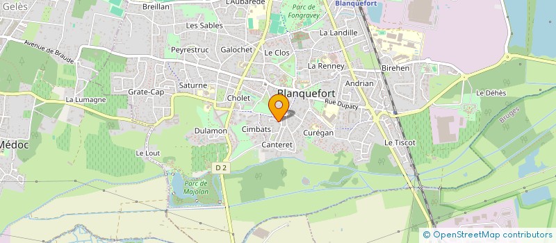localisation de l'entreprise FOOD CONNEXION à BLANQUEFORT