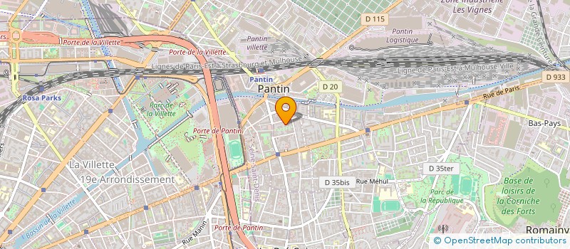 localisation de l'entreprise FOOD CONSORTIUM à PANTIN