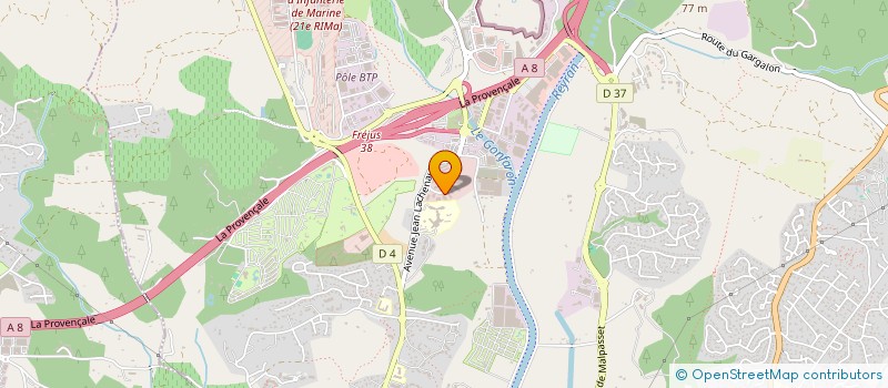 localisation de l'entreprise FOOD CORNER à FREJUS