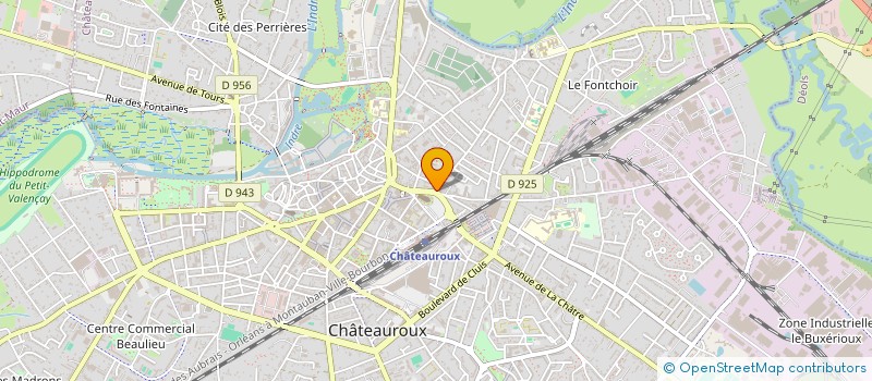 localisation de l'entreprise FOOD CORNER à CHATEAUROUX
