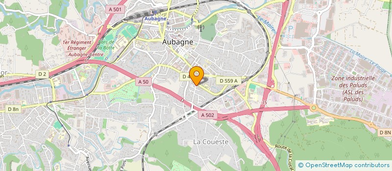 localisation de l'entreprise FOOD CORP  AUBAGNE