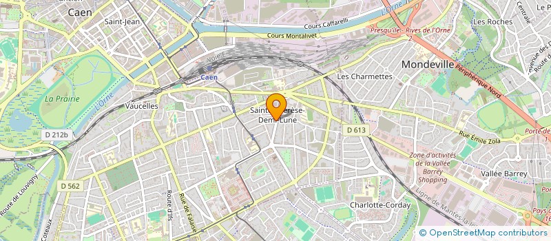 localisation de l'entreprise FOOD'ELSA à CAEN