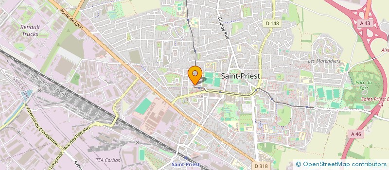 localisation de l'entreprise FOOD EVENTS à SAINT-PRIEST