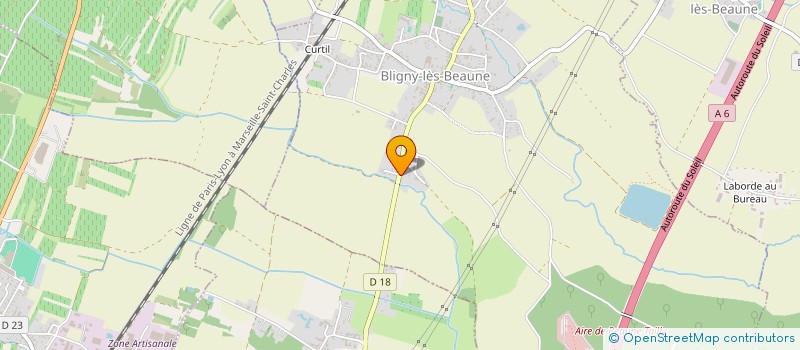 localisation de l'entreprise FOOD EXPRESS  BLIGNY-LES-BEAUNE