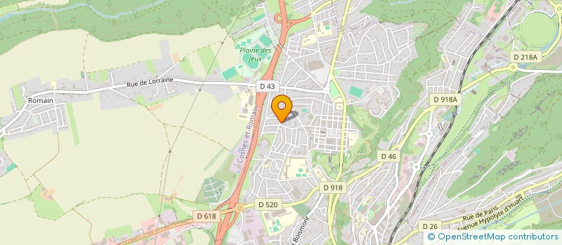 localisation de l'entreprise FOOD EXPRESS à LONGWY