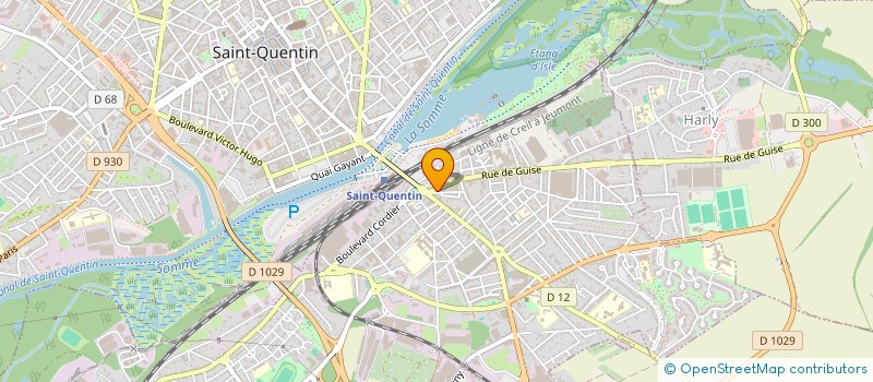 localisation de l'entreprise FOOD & FACTORY à SAINT-QUENTIN