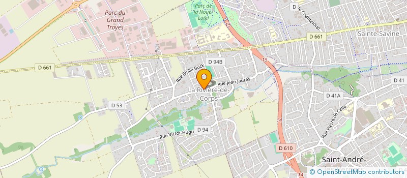 localisation de l'entreprise FOOD FACTORY SOLUTIONS  LA RIVIERE-DE-CORPS