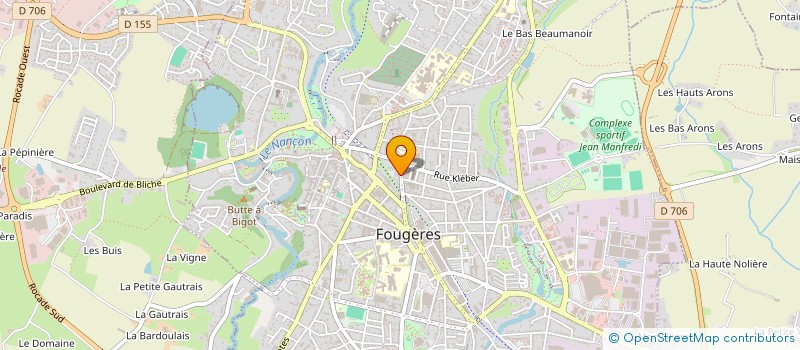 localisation de l'entreprise FOOD'GERES à FOUGERES