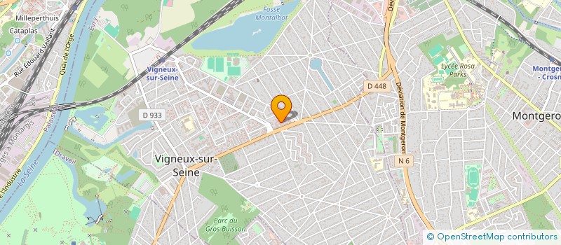 localisation de l'entreprise FOOD GOURMET à VIGNEUX-SUR-SEINE