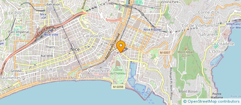 localisation de l'entreprise FOOD HELP FRANCE à NICE