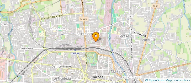 localisation de l'entreprise FOOD IEZ  TARBES