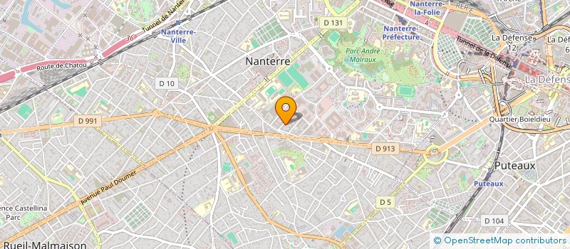 localisation de l'entreprise FOOD INDUSTRY PROCESS SYSTEMS à NANTERRE