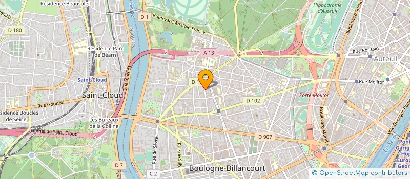 localisation de l'entreprise FOOD INGREDIENTS à BOULOGNE-BILLANCOURT