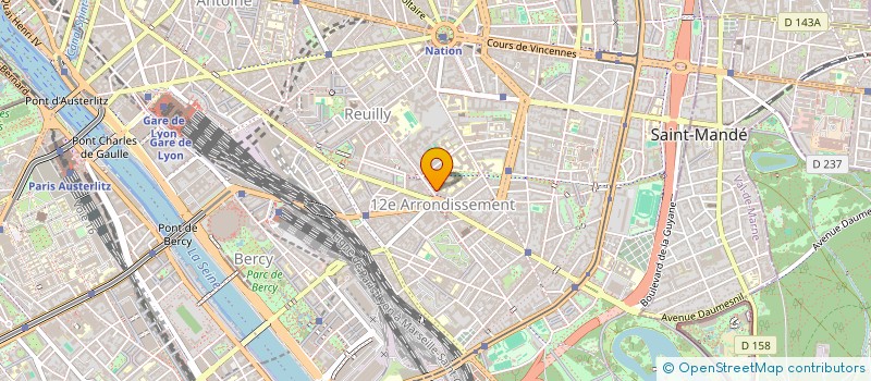 localisation de l'entreprise FOOD INVEST  PARIS