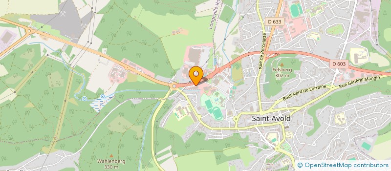 localisation de l'entreprise FOOD INVEST  SAINT-AVOLD