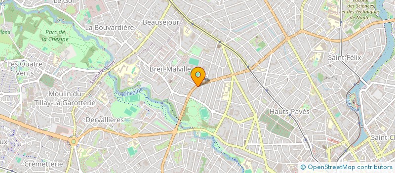 localisation de l'entreprise FOOD LABO à NANTES